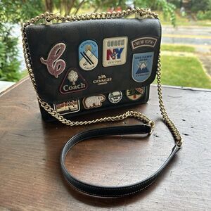 Coach Klare Crossbody Bag (With Ski Patches) - style No. CE591
